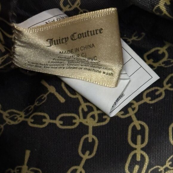 Y2kJuicy Couture Hot Pink Drawstring Bucket Backpack Gold Hardware Black Straps - Picture 6 of 12